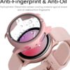 三星 Galaxy Watch Active 2 44 40 毫米全蓋防撞屏幕保護膜玻璃外殼 Galaxy Watch 4 44 毫米 40 毫米 - Image 5