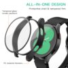 三星 Galaxy Watch Active 2 44 40 毫米全蓋防撞屏幕保護膜玻璃外殼 Galaxy Watch 4 44 毫米 40 毫米 - Image 6