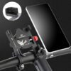 NEWBOLER MTB 手機支架自行車支架 360° 可旋轉鋁製可調節自行車手機支架防滑自行車支架 - Image 5