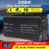 純正弦波逆變器 可將直流12V / 24V轉換為交流110V / 220V 提供1000W、1600W、2000W或3000W的輸出功率 方便攜帶的行動電源轉換器 可搭配太陽能或汽車充電使用