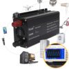 純正弦波逆變器 可將直流12V / 24V轉換為交流110V / 220V 提供1000W、1600W、2000W或3000W的輸出功率 方便攜帶的行動電源轉換器 可搭配太陽能或汽車充電使用 - Image 3