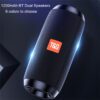 TG117 便攜式藍牙音箱 無線低音柱 具有防水功能 支持 USB 和 AUX TF卡等多種輸入方式 低音揚聲器功能