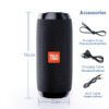 TG117 便攜式藍牙音箱 無線低音柱 具有防水功能 支持 USB 和 AUX TF卡等多種輸入方式 低音揚聲器功能 - Image 6