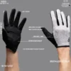 DUEECO Full Finger Cycling Gloves,Bicycle Gloves,Mountain Bike Gloves-XRD Paded with Shock Absorbing Anti-Slip MTB Gloves  DUEECO 全指騎乘手套 自行車手套 登山車手套-XRD 避震防滑 MTB 手套 - Image 4