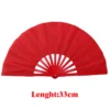 Kung fu Tai chi fan bamboo 33cm High-grade Right Hand Performance Fan Martial Arts Fans Wushu Products 功夫太極扇竹製33cm高級右手錶演扇武術扇武術用品 - Image 6