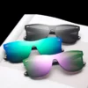 Over Size Luxury Glasses Women Anti-Reflective Mirror Sunglasses Square Plastic Eyeglasses Classic Women Men Sun Glasses Uv400 超大豪華眼鏡女式防反光鏡面太陽眼鏡方形塑膠眼鏡經典女式男士太陽眼鏡 Uv400 - Image 4