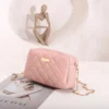 Trend Fashion Women's Bag New Mobile Phone Bag Small Waterproof Storage Pack Ladies Chain Shoulder Messenger Bag 潮流時尚女包新款手機包小號防水收納包女士鏈條單肩斜挎包 - Image 3