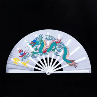 5pcs 33cm Chinese Traditional Martial Arts Folding Tai Chi Fan Kung Fu Performance Kung Fu Equipment 5 件裝 33 公分中國傳統武術折疊太極扇功夫表演功夫器材