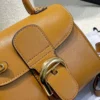Delvaux Brillant Mini Genuine Leather Highest Quality Luxury Designer Togo Modern Lady Shoulder Bags Handbags for Women 迷你真皮最高品質豪華設計師多哥現代女士單肩包女手袋 - Image 5