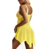 Erotic Clothes Sexy Women Sleepwear Hot Erotic Lingerie Women Front Closure Babydoll Lace Mesh Sleepwear Set Evening Dress 情趣衣服性感女式睡衣火辣情趣內衣女前開襟娃娃裝蕾絲網狀睡衣套裝晚禮服 - Image 3