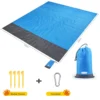 200x210cm Pocket Picnic Waterproof Beach Mat Sand Free Blanket Camping Outdoor Picknick Tent Folding Cover Bedding 200x210 公分袖珍野餐防水沙灘墊無沙毯露營戶外野餐帳篷折疊蓋寢具 - Image 2