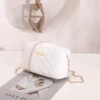 Trend Fashion Women's Bag New Mobile Phone Bag Small Waterproof Storage Pack Ladies Chain Shoulder Messenger Bag 潮流時尚女包新款手機包小號防水收納包女士鏈條單肩斜挎包 - Image 2