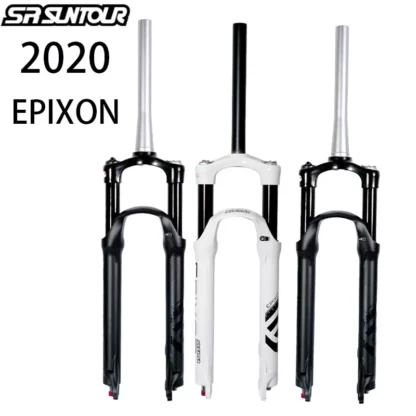 SR SUNTOUR EPIXON MTB Mountain Bike Front Fork 26/27.5/29inch Stroke 100mm Air Damping Remote Suspension Control Bicycle Parts