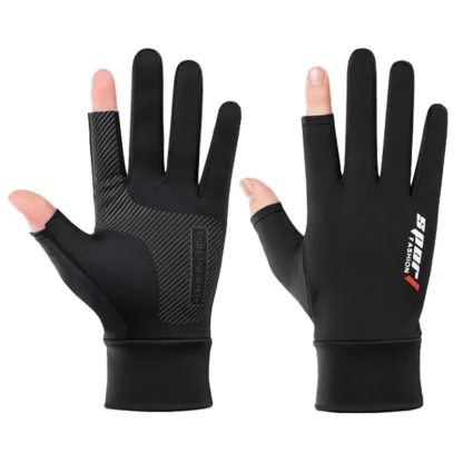 TouchScreen Gloves Fishing Cycling Ice Silk Breathable Elastic Sun Protection Touchscreen Fitness Sports Driving Gloves cycling - Image 5