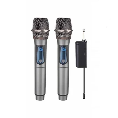 Wireless Microphone Cordless Dynamic Mic Handheld Microphone For Stage Singing Professional Karaoke Party Home KTV Set