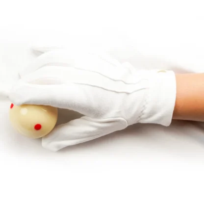 英式桌球 裁判 白手套 棉質 Professional Competition Referee Gloves, White Billiard Gloves, Pool Snooker Gloves, Comfortable, Professional Blilliards - Image 2