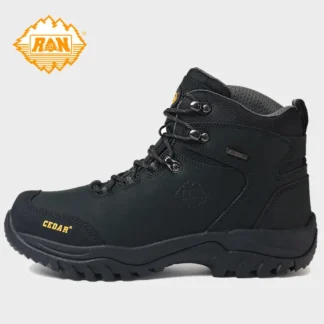 [包自取點] RAN Cow Leather Hiking Boots Men Outdoor Sport Walking Sneakers trekking Snow Shoe women Climbing Mountain travel Hunting boots